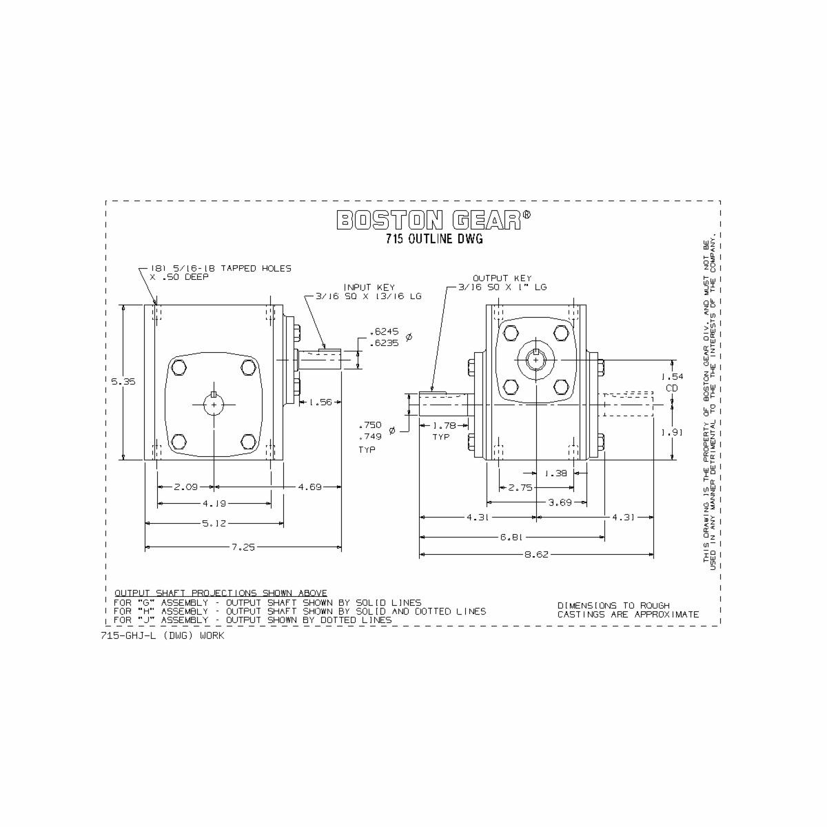 Boston Gear&reg; 715-5-H
