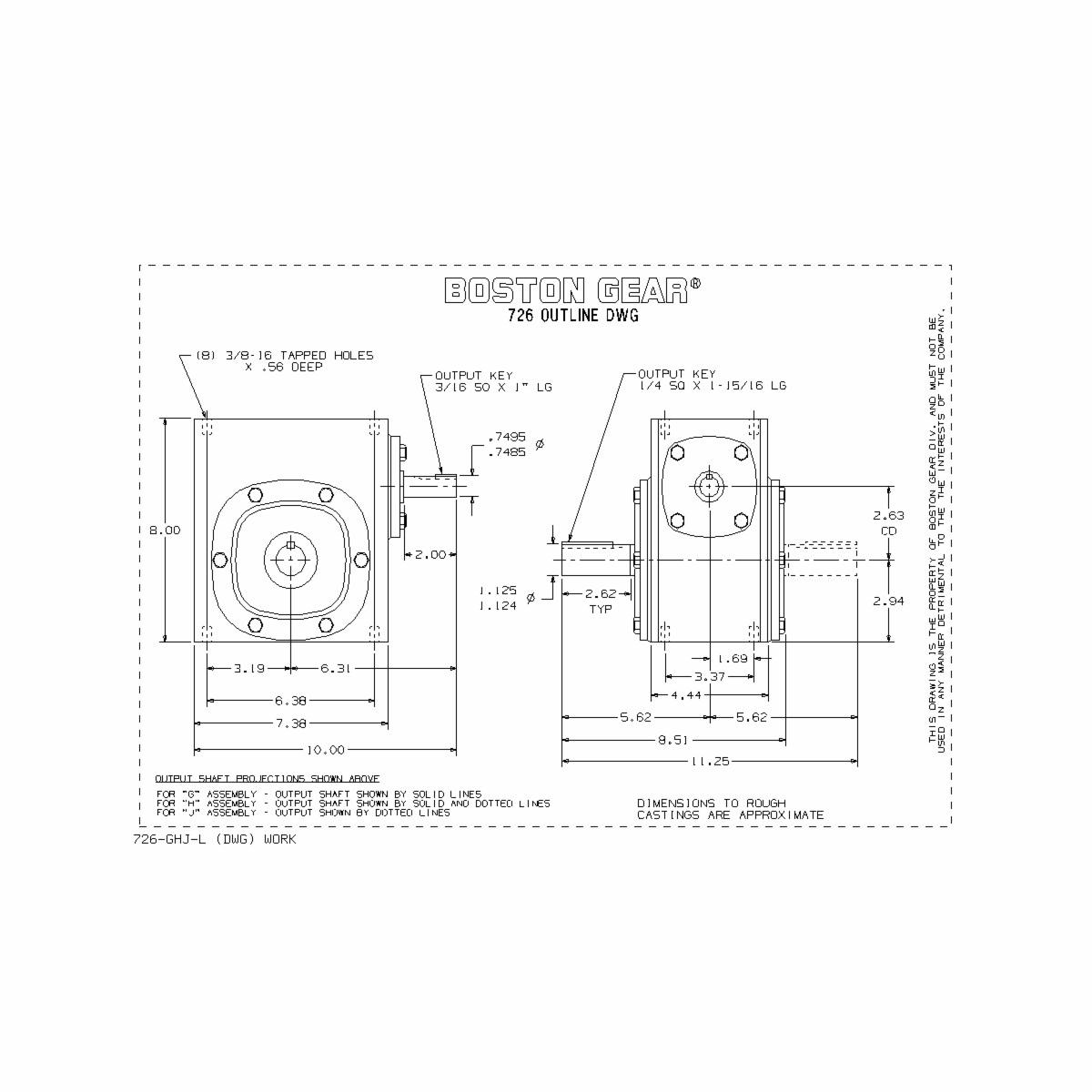 Boston Gear® 726-30-H