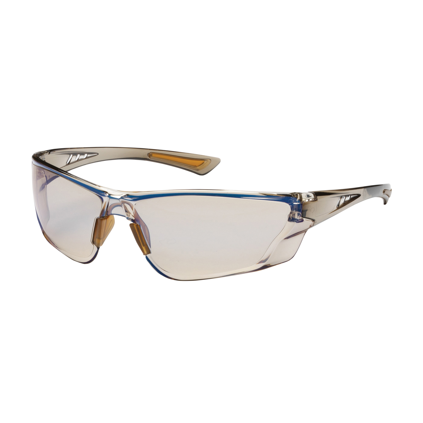 Dane&trade; EBL10S15 Dane&trade; Face Protection Safety Glasses, Scratch-Resistant, Clear Lens, Wrap Around Frame, Polycarbonate Frame, ANSI Z87.1