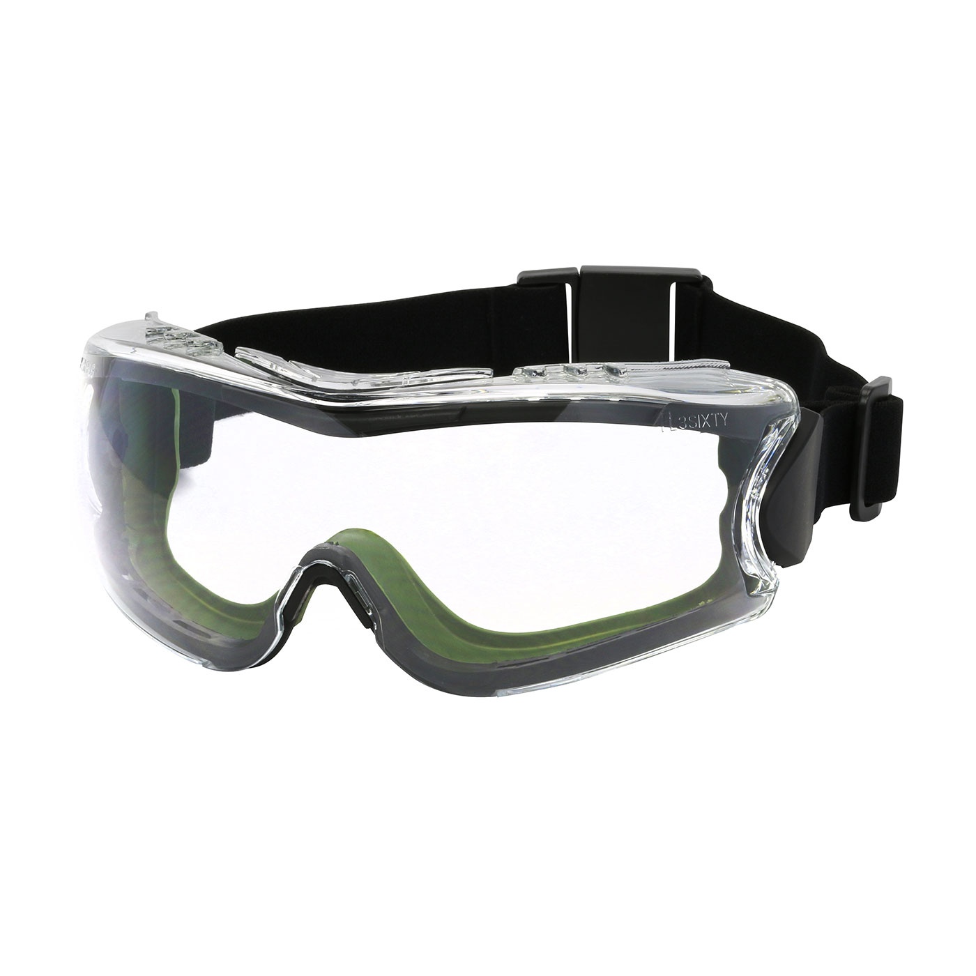 Bouton&reg; 251-80-0020-RHB Fortis&trade; II 251-80 Indirect Ventilated Single Protective Goggles, Anti-Fog/Anti-Scratch Clear Lens Polycarbonate Lens, Yes UV Protection, Neoprene Strap, ANSI Z87.1
