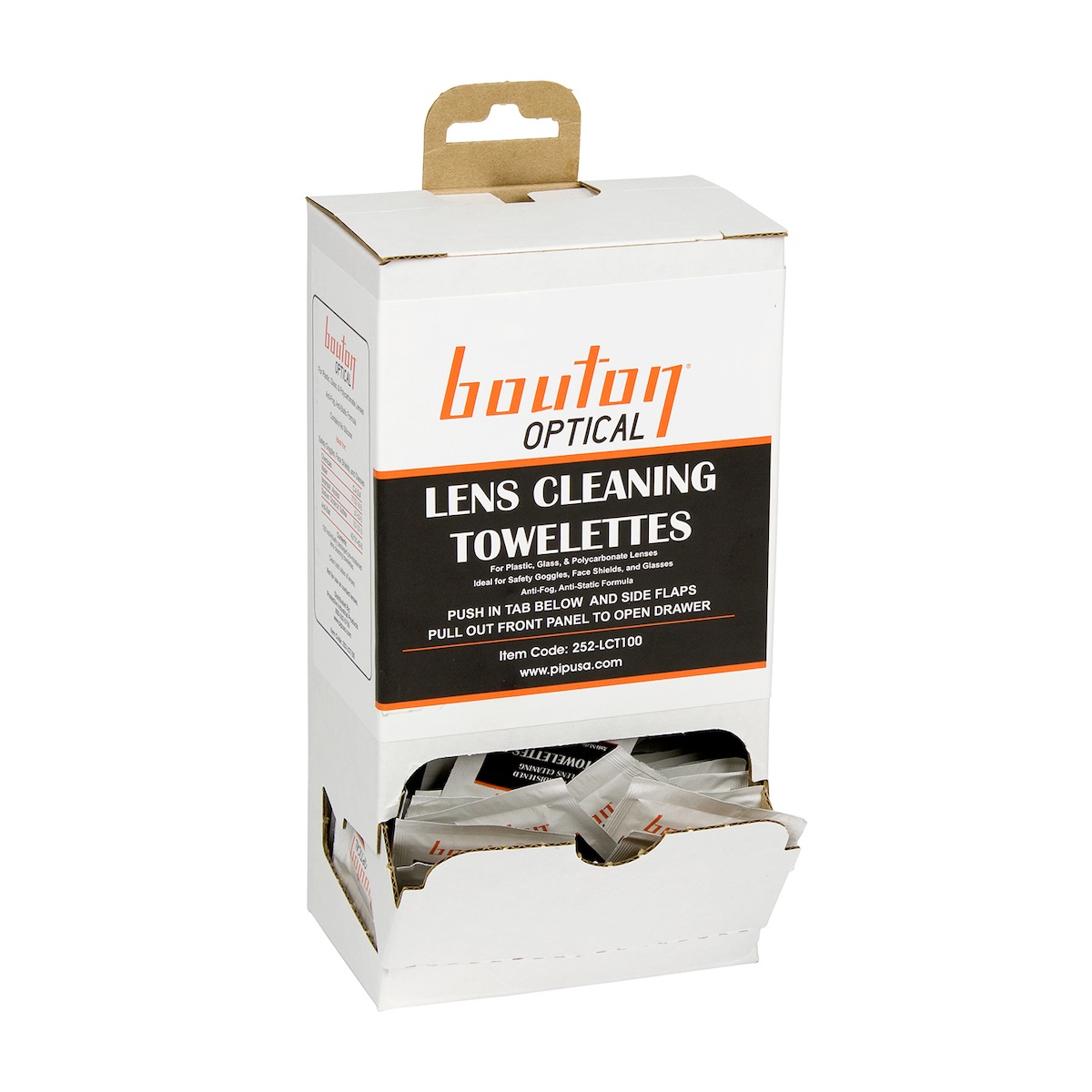 Bouton&reg; 250-99-0980 The Scout&trade; Dual Lens OTG Protective Glasses, Uncoated, Clear Lens, Frameless Frame, Polycarbonate Frame, ANSI Z87.1+