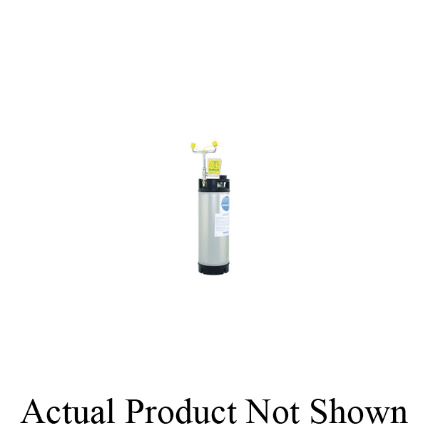 Bradley&reg; S19-671 Pressurized Portable Face Wash Unit With Eye Wash, 5 gal Capacity, Stainless Steel Tank, Push Handle Operation, ANSI/ISEA Z358.1