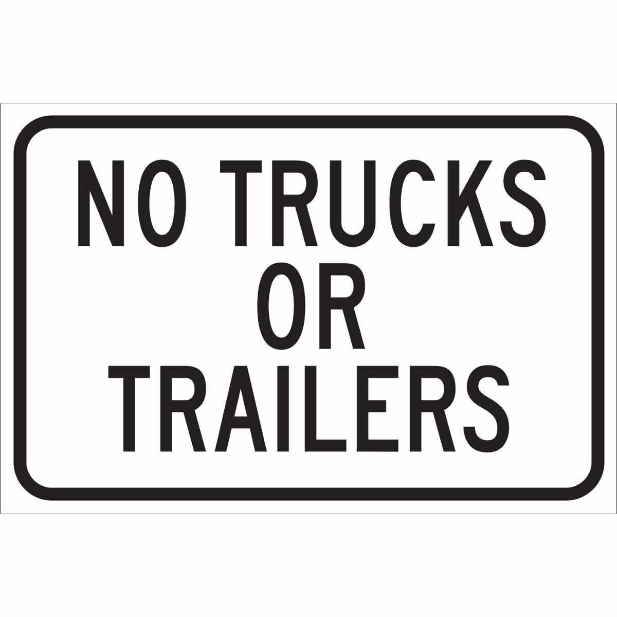 Brady® 103739 Rectangular No Parking Sign, Symbol/Text, B-959 Aluminum, 18 in H x 12 in W, Black/Red on White
