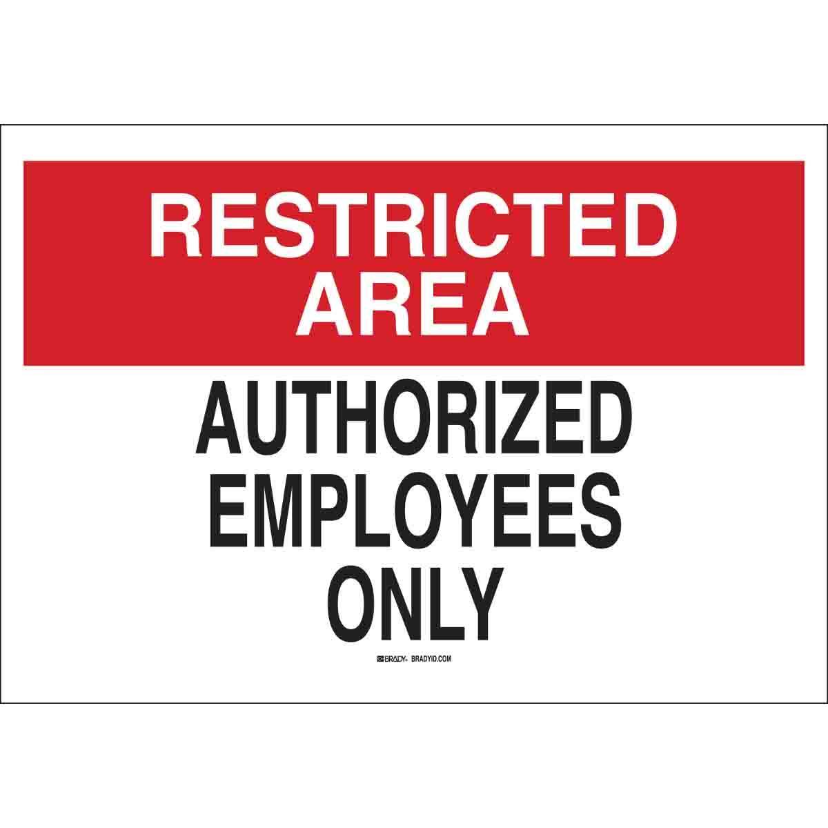 Brady&reg; 80109 Rectangular Traffic Sign, No Header, 18 in H x 12 in W, Black on White, B-959 Aluminum, Surface Mount