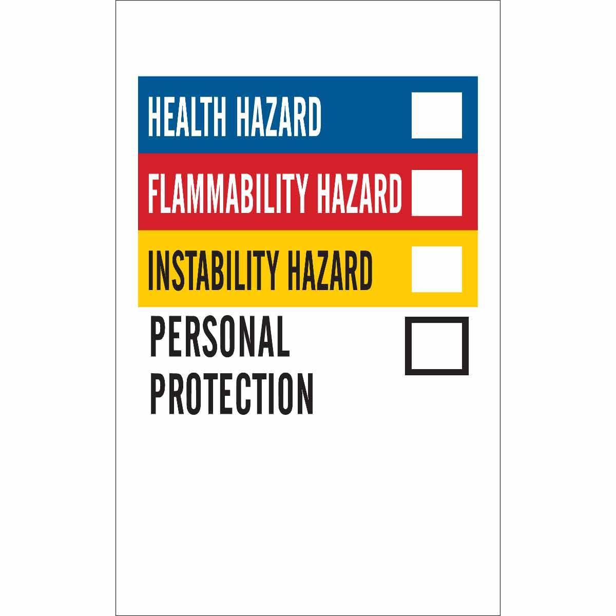 Brady&reg; 121153 Non-Reflective Self-Adhesive Square Hazardous Waste Label, 6 in W, NON-REGULATED WASTE GENERATOR INFORMATION___, ETC. Legend, Blue on White, B-7569 Adhesive Vinyl Film, 100 per Pack Labels