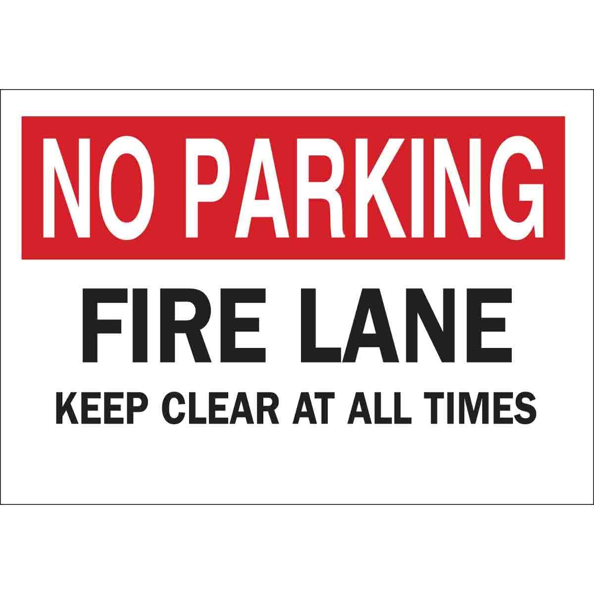 Brady&reg; 25723 Rectangular Fire and Emergency Sign, 10 in H x 7 in W, White on Red, B-401 Polystyrene, Fastened Mount