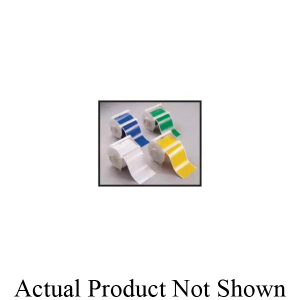 Brady® IDXpert™ XSL-31-427 Colored Rectangular Write-On Printer Label, 1-1/2 in L x 1 in W, Colored Write-On Area Legend, Black on Clear/White, B-427 Vinyl