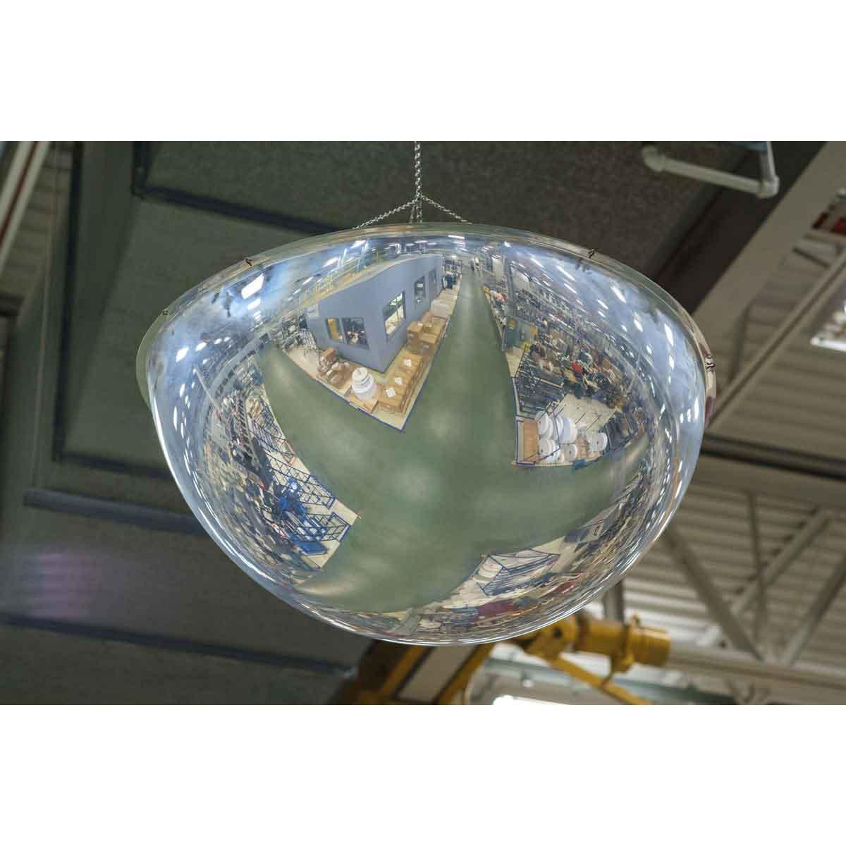 product Se-Kure CVI-12 Indoor Plexi-View Convex Mirror, 12 in, Acrylic Lens