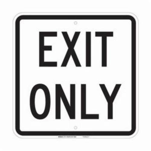 Brady&reg; BradyGlo&trade; 80753B Non-Electric Rectangular Exit Sign, 8-1/4 in H x 15-1/4 in W, Glow, B-355 Plastic, Fastened Mount
