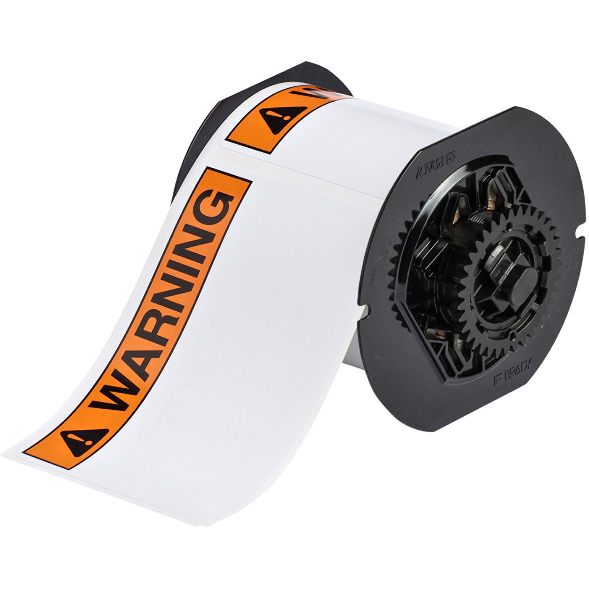 Brady&reg; 9712-2 High Quality Non-Reflective Standard Number Label, Black 2 Character, 5/8 in H x 0.466 in W, White Background, B-946 Vinyl
