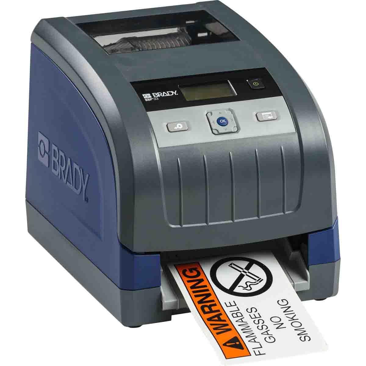 Brady&reg; B30C-2250-595-GN B30 Thermal Transfer Vinyl Label, 2-1/4 in W, Green, B-595 Vinyl