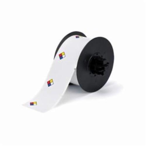 Brady&reg; BradyJet&trade; J20C-4000-2595 Continuous Tape, 4 in W, White, B-2595 Vinyl