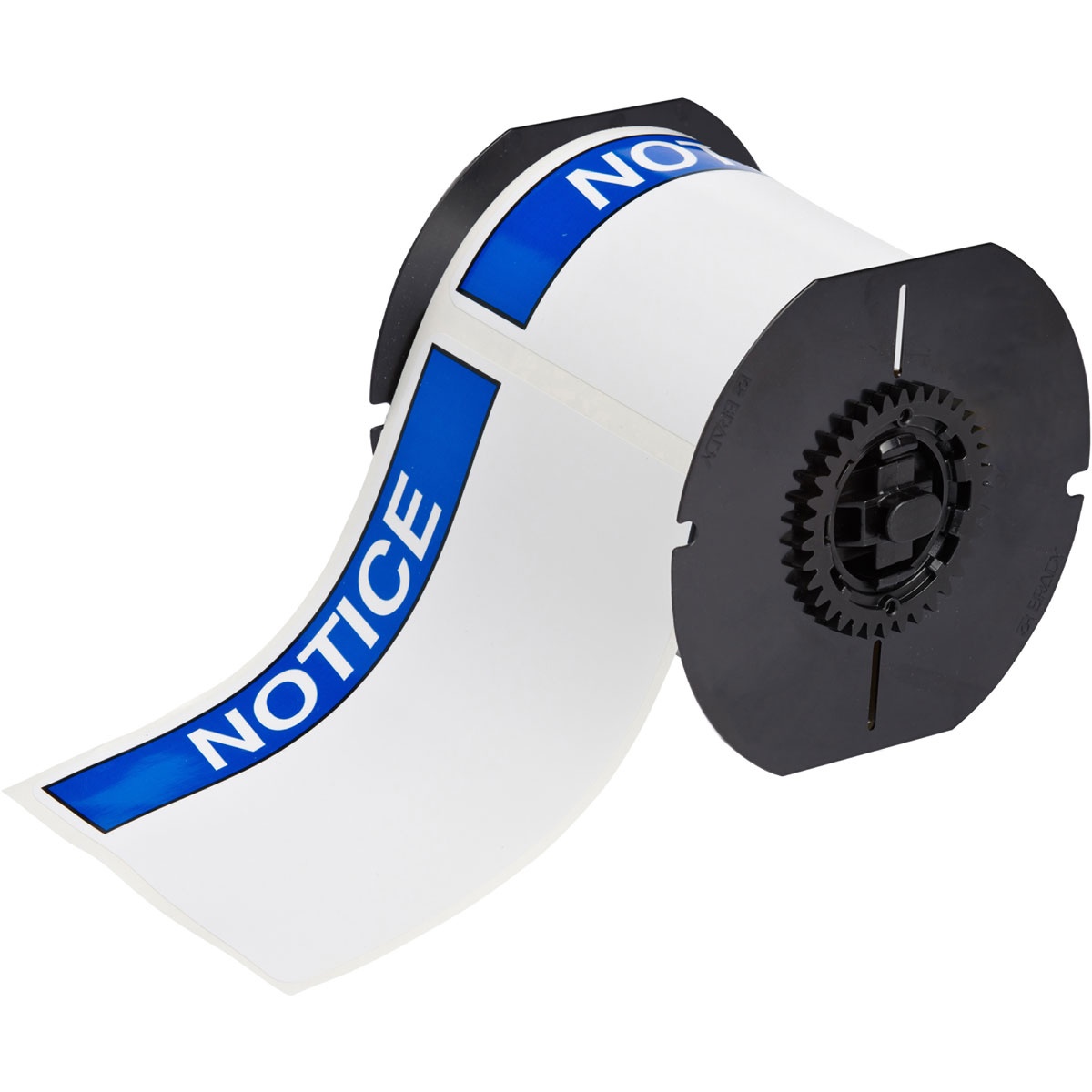 Brady&reg; ToughStripe&reg; 121770 Non-Illuminated Non-Reflective Floor Marking Letter, White N Character, B-514 Polyester