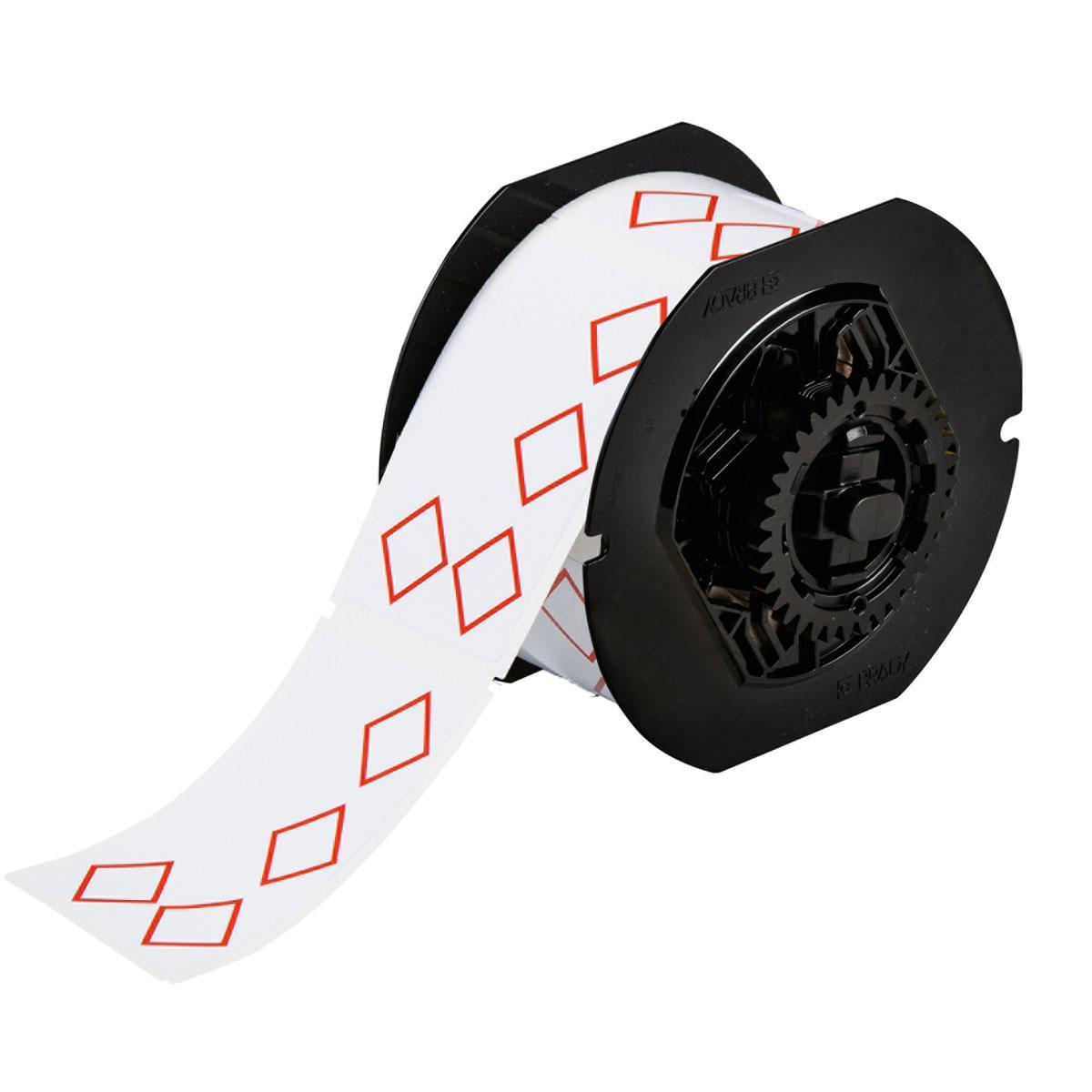 Brady&reg; B30C-500-595-BL B30 Printer Label, 100 ft L x 1/2 in W, Blue, B-595 Vinyl