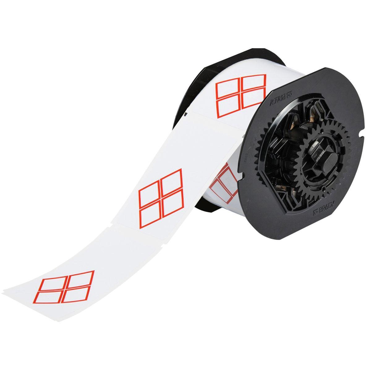 Brady&reg; B30-25-595-ANSIWA B30 Pre-Printed Pre-Cut Rectangular Label, 4 in H x 6 in W, ANSI WARNING Legend, Black/Orange on White, B-595 Vinyl