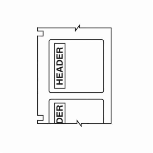 slide Brady&reg; B30-241-595-ANSICA