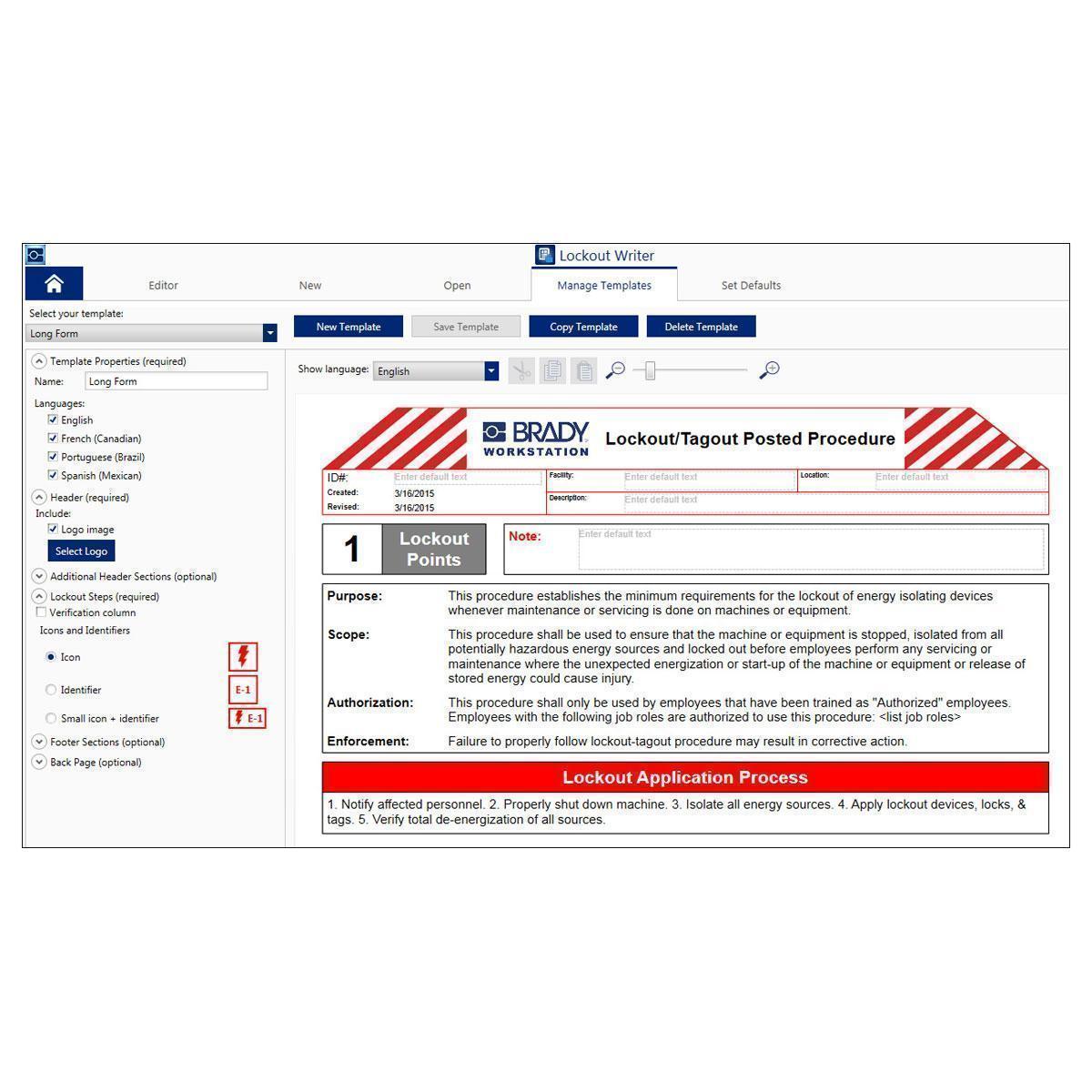 Brady&reg; BWRK-LOW-CD