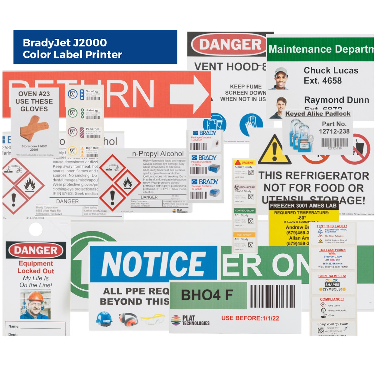 Brady&reg; J2000 BDY J2000