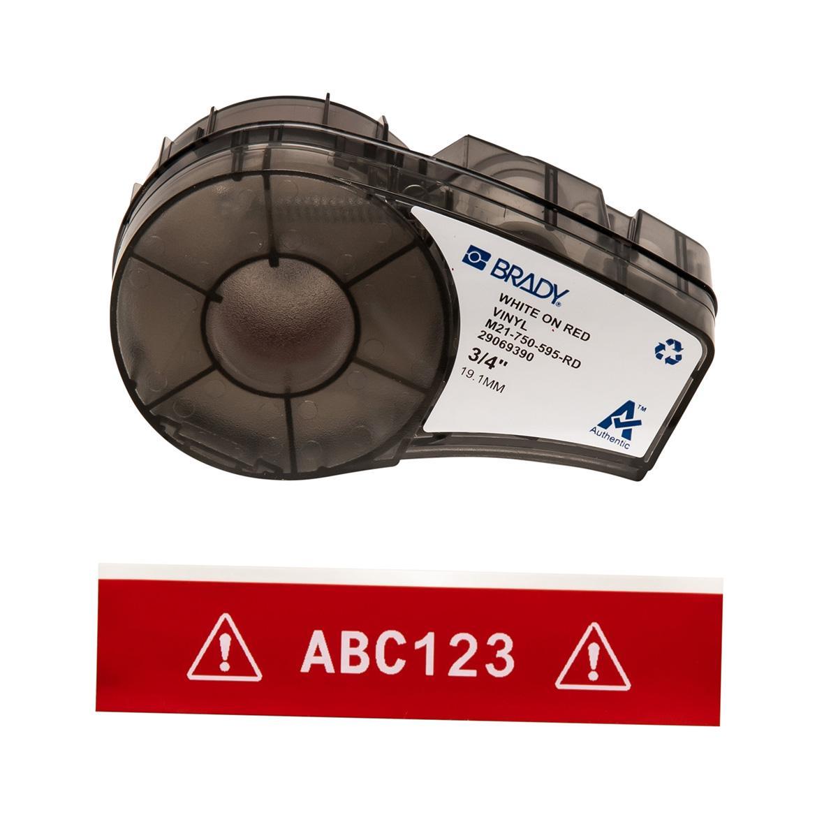 Brady&reg; M21-750-595-RD BDY M21-750-595-RD