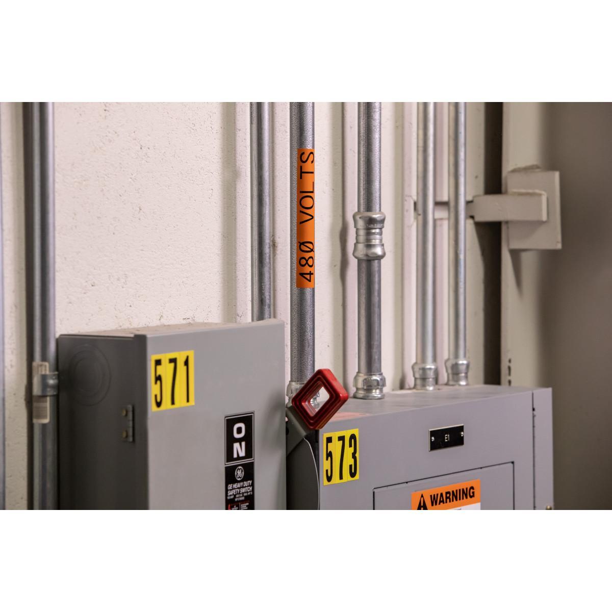 Brady&reg; MC-1500-595-OR-BK BDY MC-1500-595-OR-BK