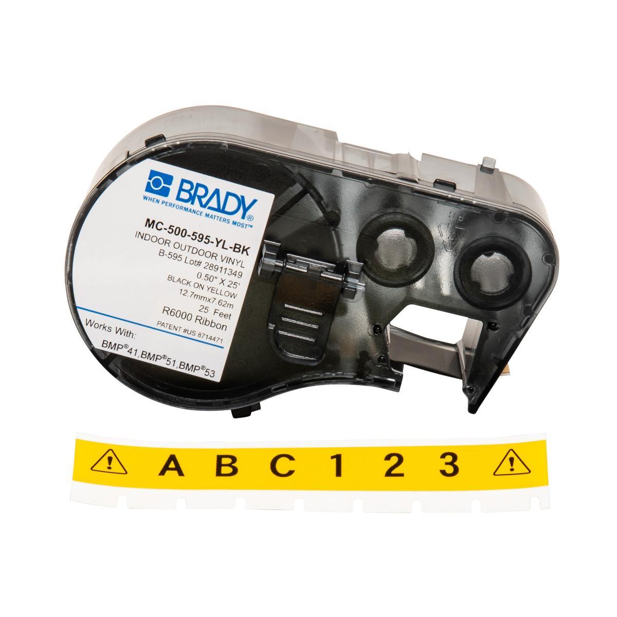 Brady&reg; MC-500-595-YL-BK