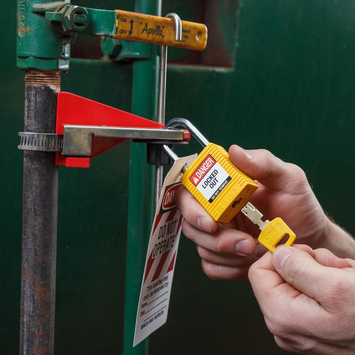 Brady&reg; NYL-YLW-38ST-KA3PK BDY NYL-YLW-38ST-KA3PK