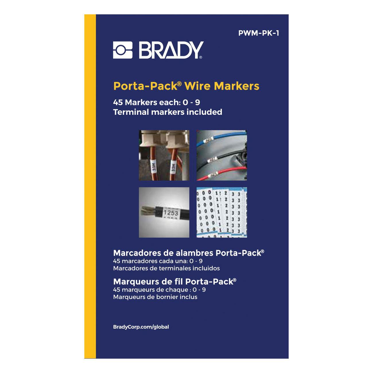slide Brady® PWM-PK-1