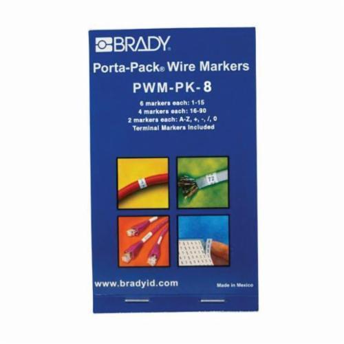 slide Brady® PWM-PK-8