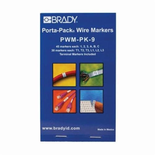 slide Brady® PWM-PK-9