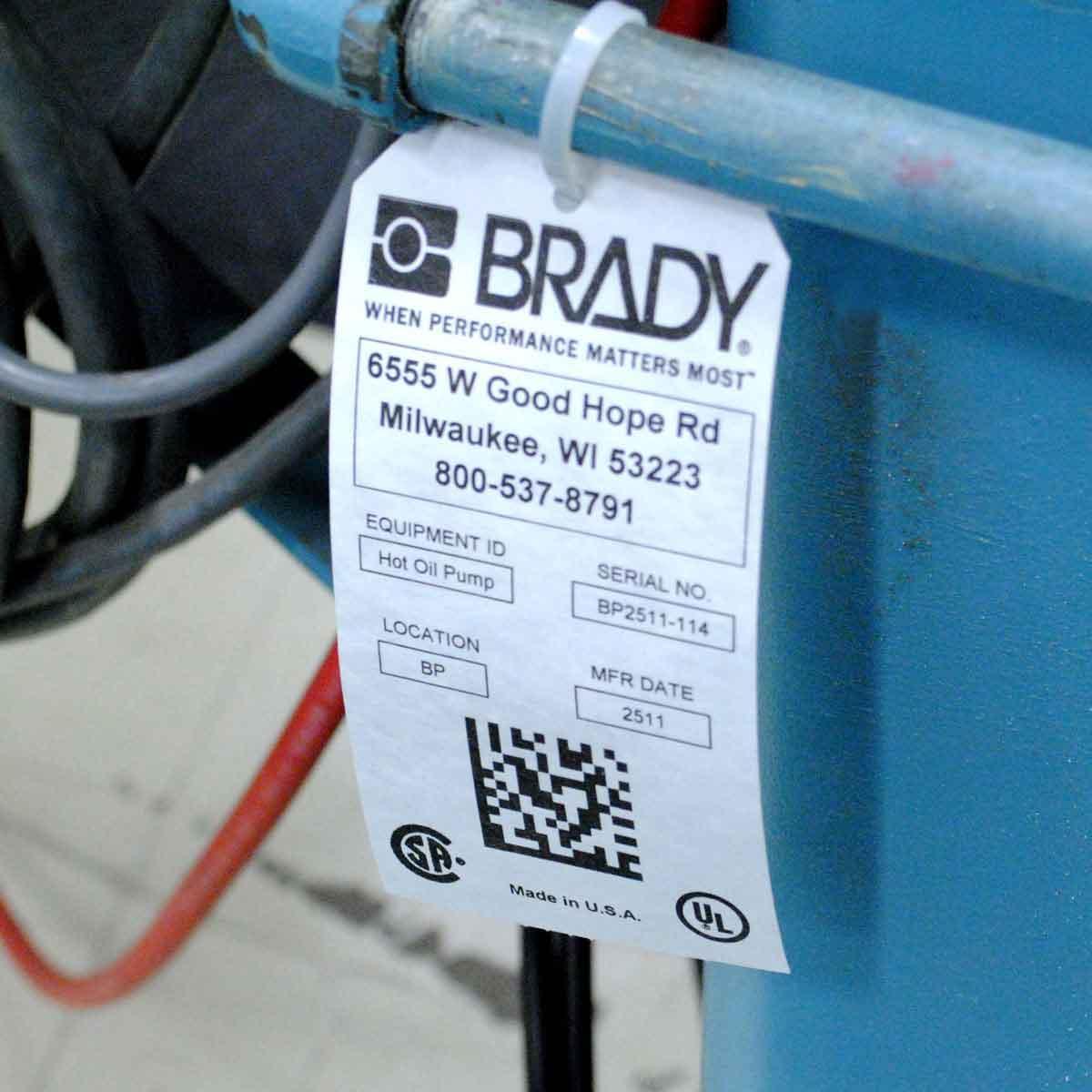 Brady&reg; B30C-3250-551-WT BDY B30C-3250-551-WT