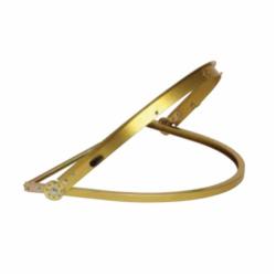 product Bullard® 100G Gold Line® Visor Cap Bracket, For Use With S51, S61, S62, C30 and 911C Hard Hats, Aluminum, Gold