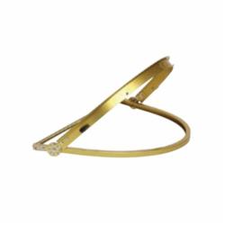 product Bullard® 110G Gold Line® Visor Cap Bracket, For Use With S51, S61, S62, C30 and 911C Hard Hats, Aluminum, Gold