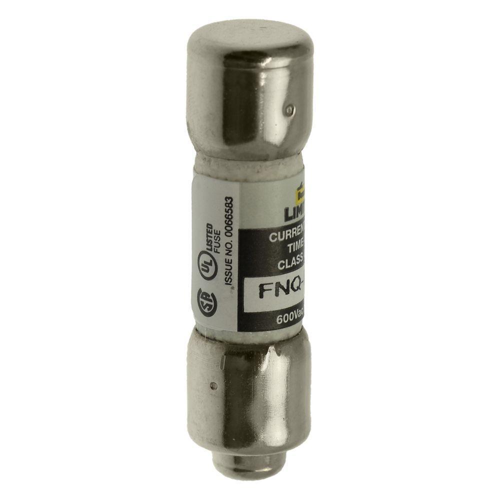Bussmann Limitron&trade; CC-Tron&reg; FNQ-R-15 Advanced Protection Current Limiting High Inrush Low Voltage Time Delay Fuse, 15 A, 600 V AC/300 V DC, 20/200 kA Interrupt, CC Class, Cartridge Body