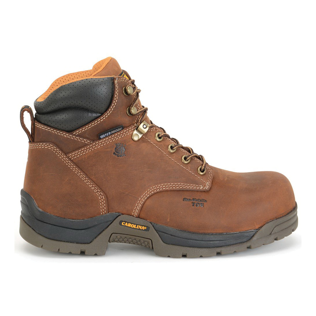 product CAROLINA&reg; CA5585-11EE General Purpose Work Boots, Men's, SZ 11 EE, 7 in H, Alloy Toe, Bandit&trade; Stone Leather Upper, Rubber Outsole, Resists: Abrasion and Water, Specifications Met: ASTM I/75 C/75