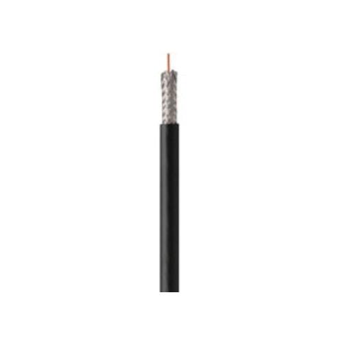 WIRE RG6 QUAD SHIELD BLACK