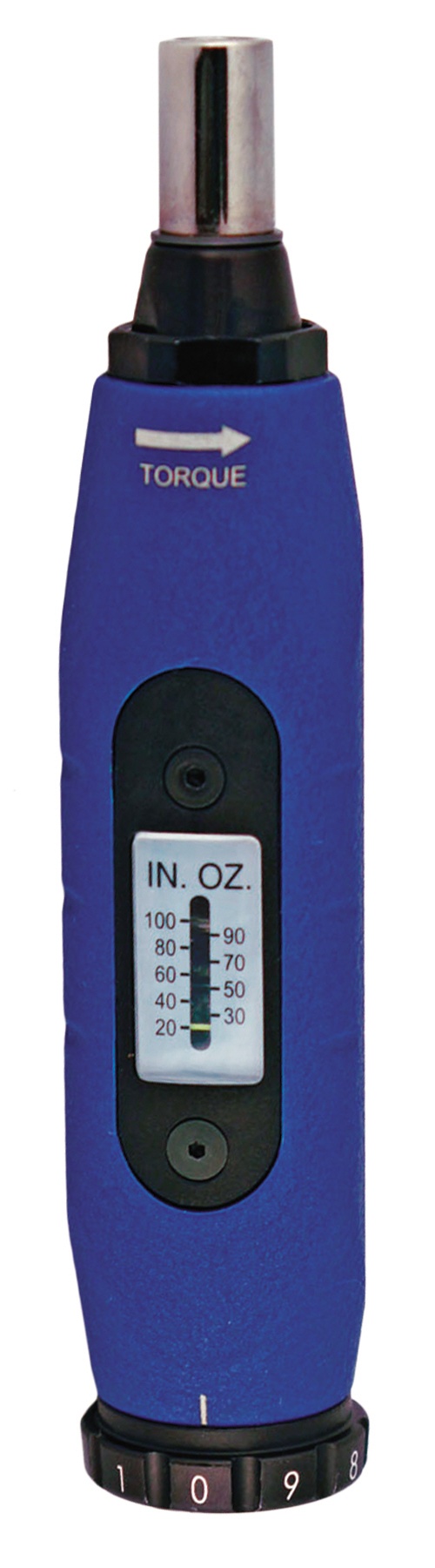 Williams&reg; 401SMW Micro-Adjustable Torque Screwdriver, 1/4 in Drive, 6.75 in OAL, 0 to 5 cN-m, ± 6 Accuracy, 5 to 40 in-lb, ASME B107.300 - 2010/ISO 6789