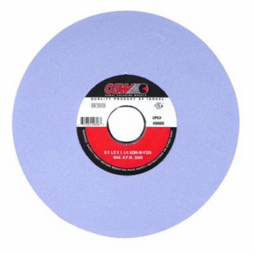 CGW&reg; 34452 Straight Surface Grinding Wheel, 14 in Dia x 1 in THK, 3 in Center Hole, 60 Grit, Medium Grade, Aluminum Oxide Abrasive