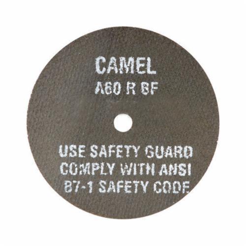 CGW&reg; 35503 High Speed Premium Straight Cut-Off Wheel, 3 in Dia Wheel x 1/16 in THK Wheel, 3/8 in Center Hole, 36 Grit, Aluminum Oxide Abrasive