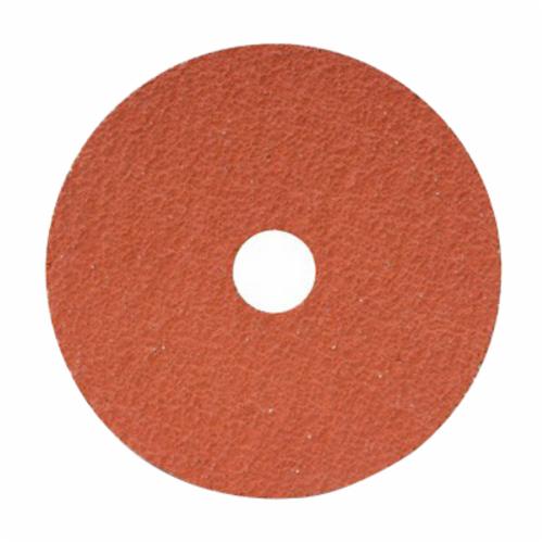 CGW&reg; 48202 Standard Coated Abrasive Disc With Grinding Aid, 7 in Dia, 7/8 in Center Hole, 36 Grit, Medium Grade, Ceramic Abrasive, Arbor Attachment