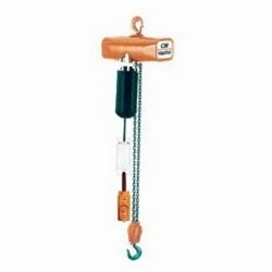 CM&reg; Valustar&trade; 2402 Electric Chain Hoist, 0.25 ton Load, 5 ft Chain/Rope, 10 ft H Lifting, 1/4 hp Power Rating, 230/460 V AC