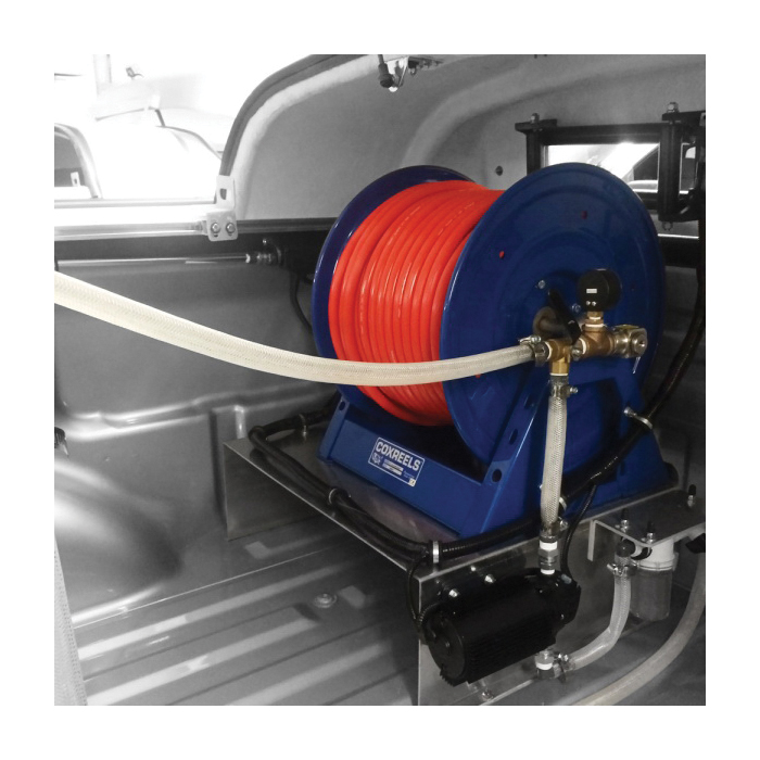 COXREELS&reg; 1125-4-325-E Reversible Motorized Hose Reel, 1/2 in ID x 7/8 in OD x 325 ft L Hose, 3000 psi Pressure
