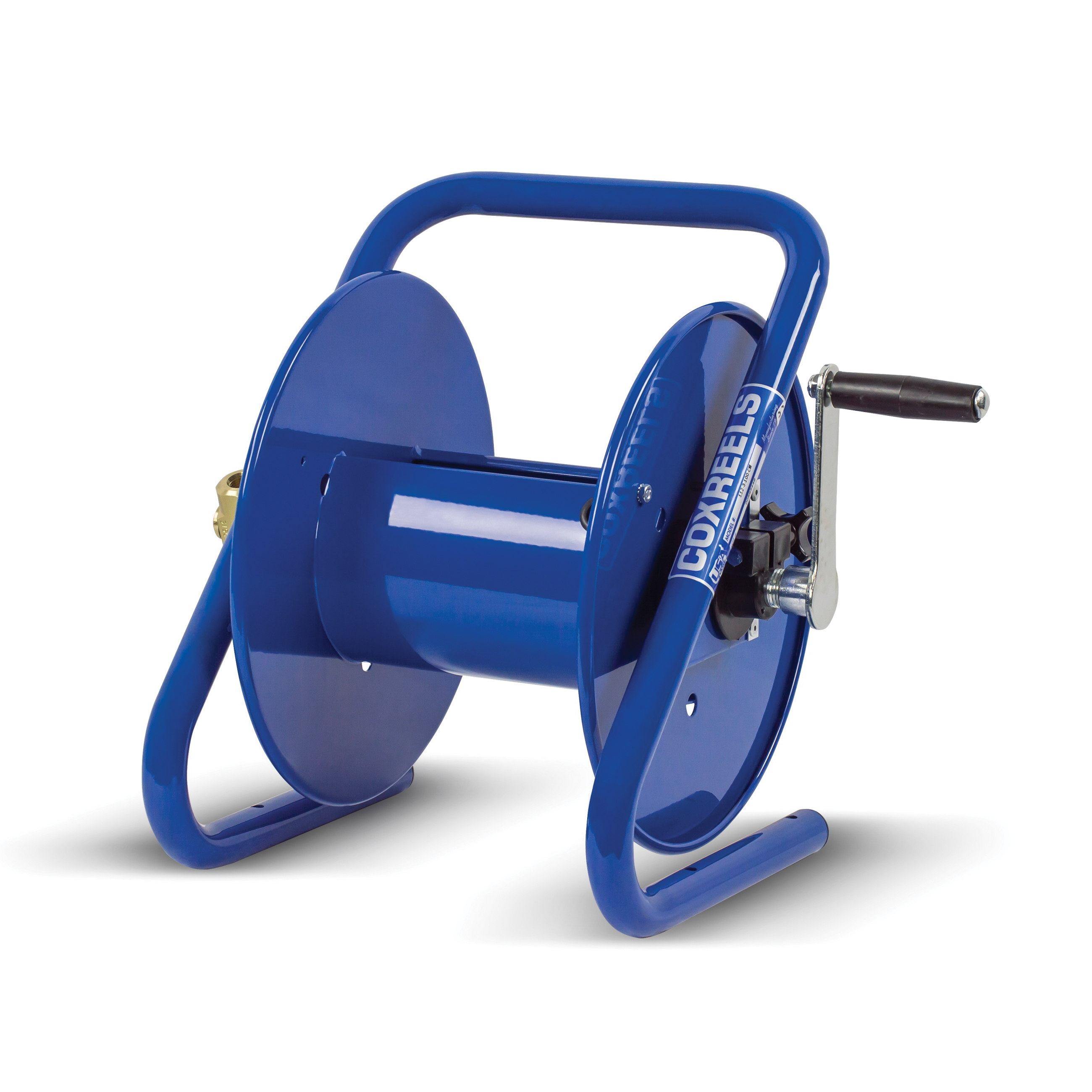 COXREELS&reg; 112-3-150-CM CM Series Hand Crank Caddy Hose Reel, 3/8 in ID x 5/8 in OD x 150 ft L Hose, 4000 psi Pressure