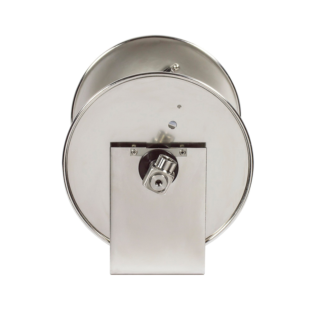 COXREELS&reg; 112-4-75-SS 100 Stainless Steel Series Hand Crank Hose Reel, 1/2 in ID x 7/8 in OD x 75 ft L Hose, 4000 psi Pressure