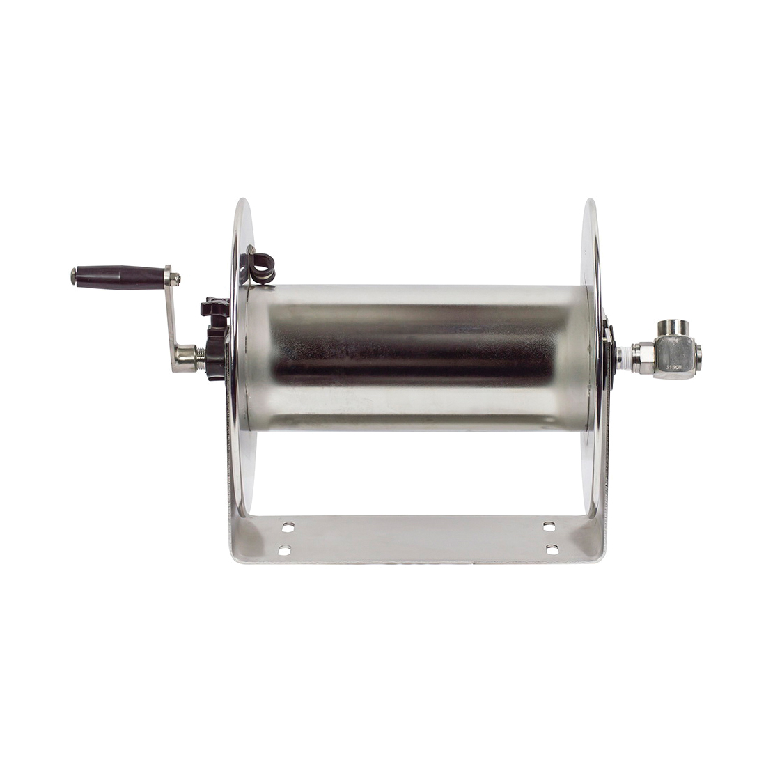 COXREELS&reg; 112-4-75-SS 100 Stainless Steel Series Hand Crank Hose Reel, 1/2 in ID x 7/8 in OD x 75 ft L Hose, 4000 psi Pressure