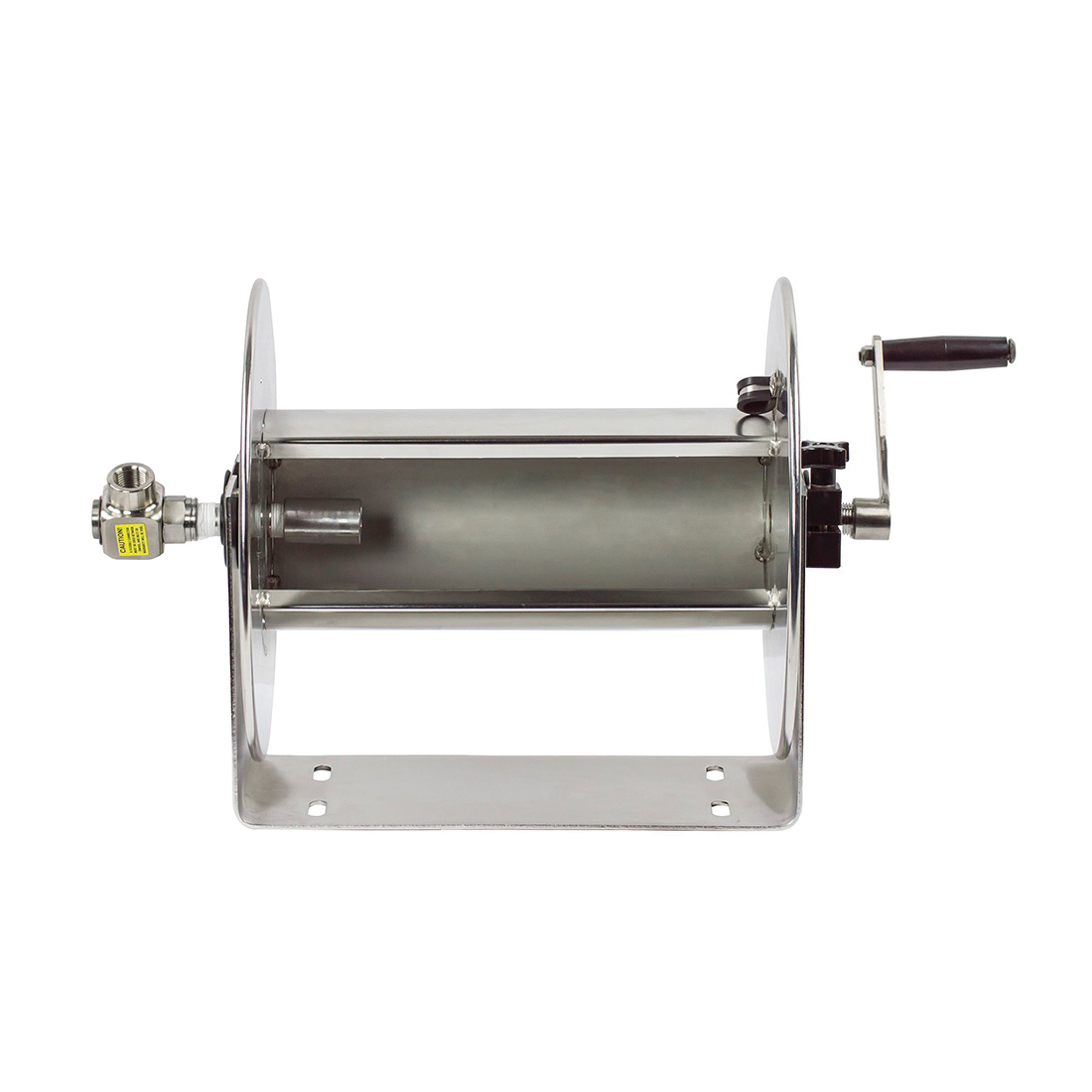 COXREELS&reg; 112-4-75-SS 100 Stainless Steel Series Hand Crank Hose Reel, 1/2 in ID x 7/8 in OD x 75 ft L Hose, 4000 psi Pressure