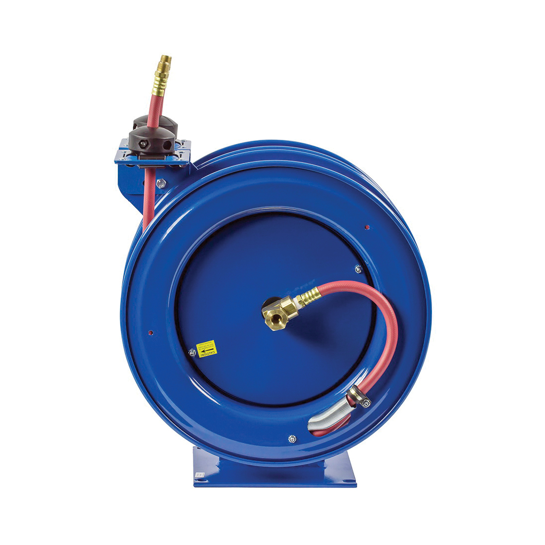 COXREELS&reg; C-LP-350-350 C Air-Water Series 2-in-1 Combination Dual Purpose Low Pressure Spring Driven Hose Reel, 3/8 in ID x 5/8 in OD x 50 ft L Hose, 300 psi Pressure, Import