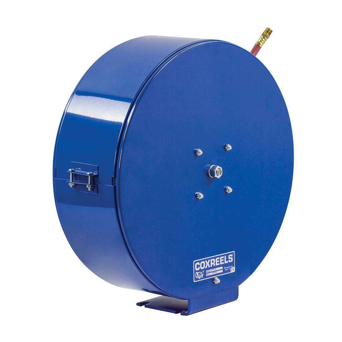 COXREELS&reg; EN-N-325 EN Series Enclosed Low Pressure Spring Driven Hose Reel, 3/8 in ID x 5/8 in OD x 25 ft L Hose, 300 psi Pressure, Import