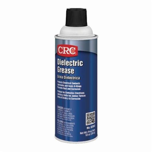 CRC&reg; 1003197 Extremely Flammable Non-Curing Dielectric Grease, 16 oz Aerosol Can, Gel/Paste Form, Opaque White, -70 to 400 deg F