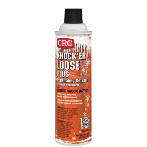 CRC&reg; 03027 Knock'er Loose&reg; Plus Flammable Penetrating Solvent, 20 oz Aerosol Can, Liquid Form, Reddish, 0.84