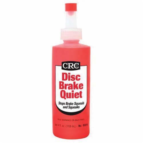 CRC&reg; 05016 Dry Film Non-Flammable Disc Brake Quiet, 4 oz Bottle, Paste, Red, Acrylic